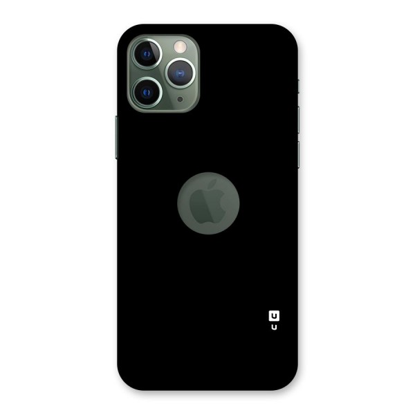 Just Black Back Case for iPhone 11 Pro Logo  Cut